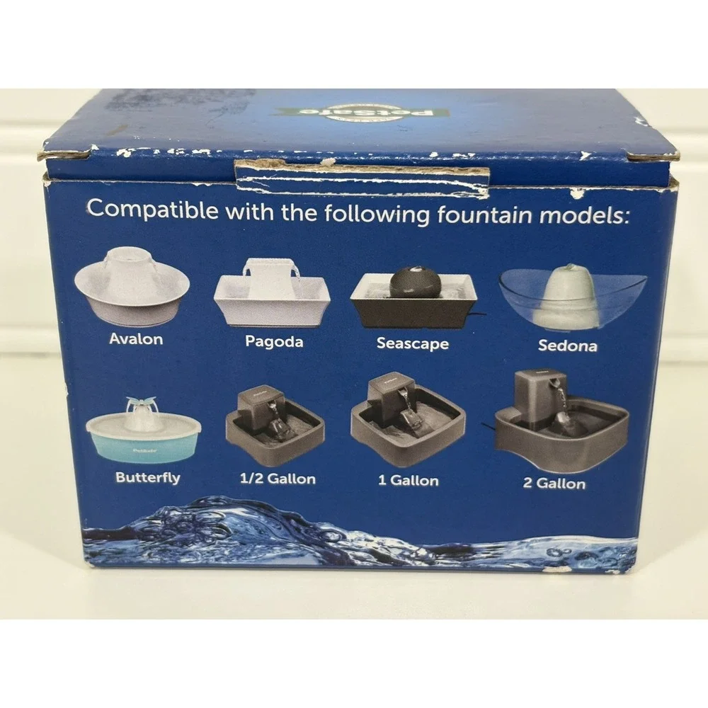 NEW 4 Pack PetSafe Drinkwell Replacement Carbon Filters #6 PAC00-13906 For Water